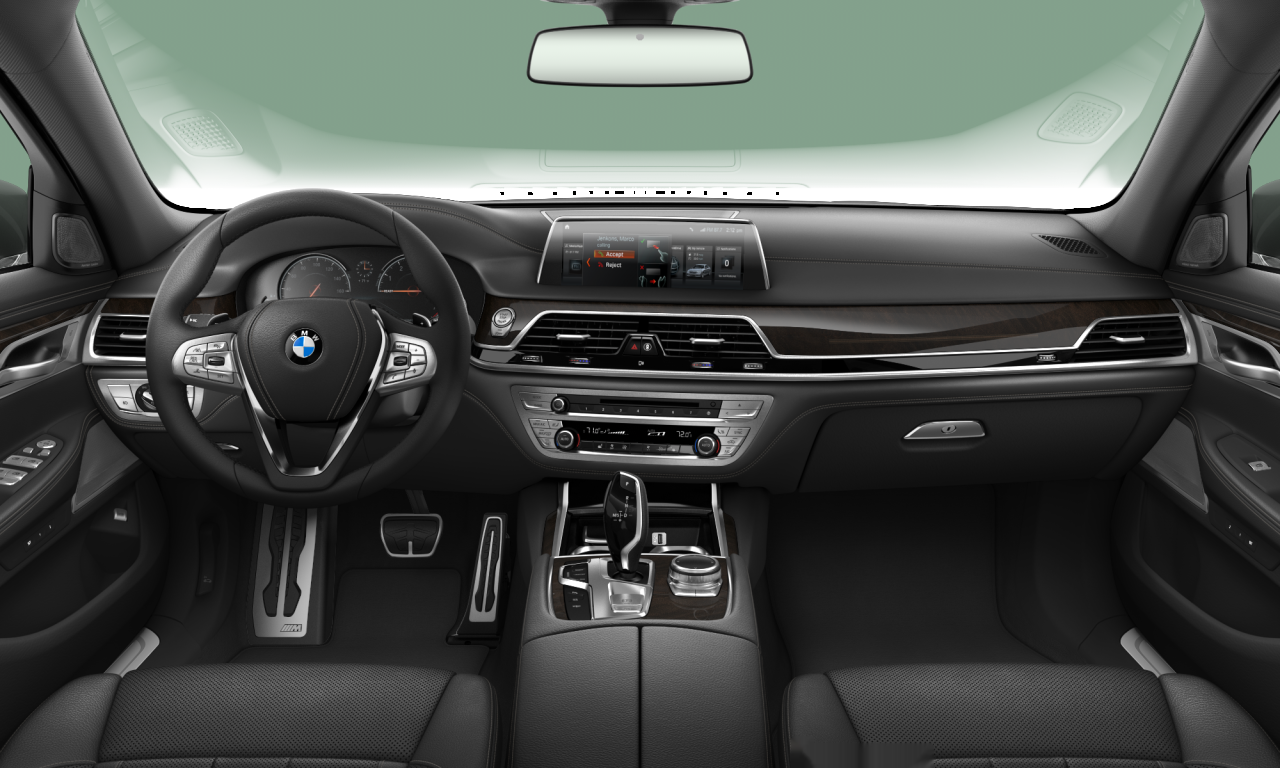 Interior of BMW 740Li (G12), VIN WBA7E2C58GG546885
