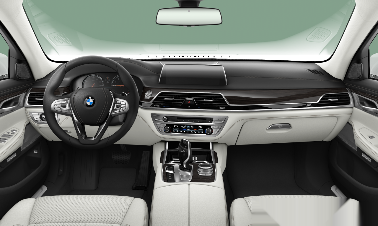 Interior of 2015 BMW 740Li (G12), VIN WBA7E2C58GG547454