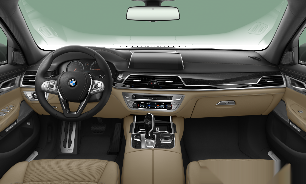 Interior of 2016 BMW 750Li (G12), VIN WBA7F0C56HGM21371