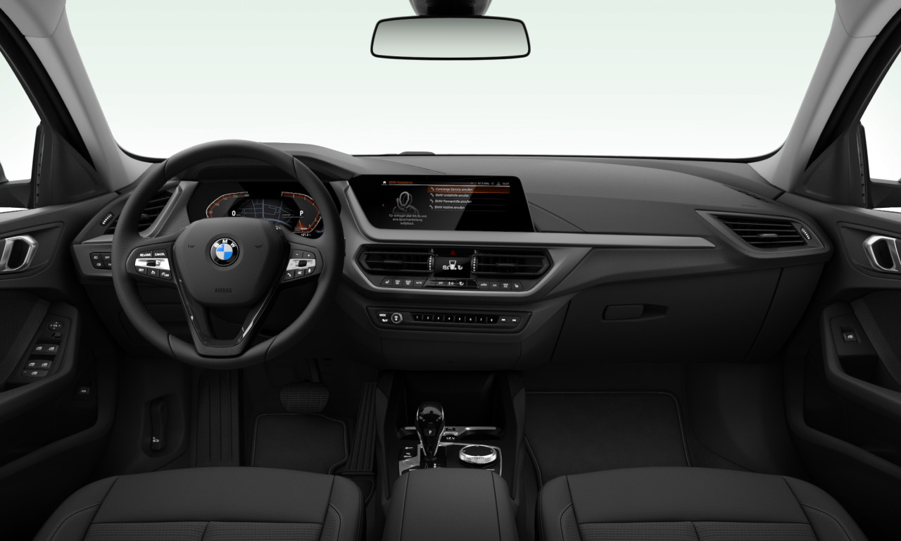 Interior of BMW 118i (F40), VIN WBA7K310205V56688