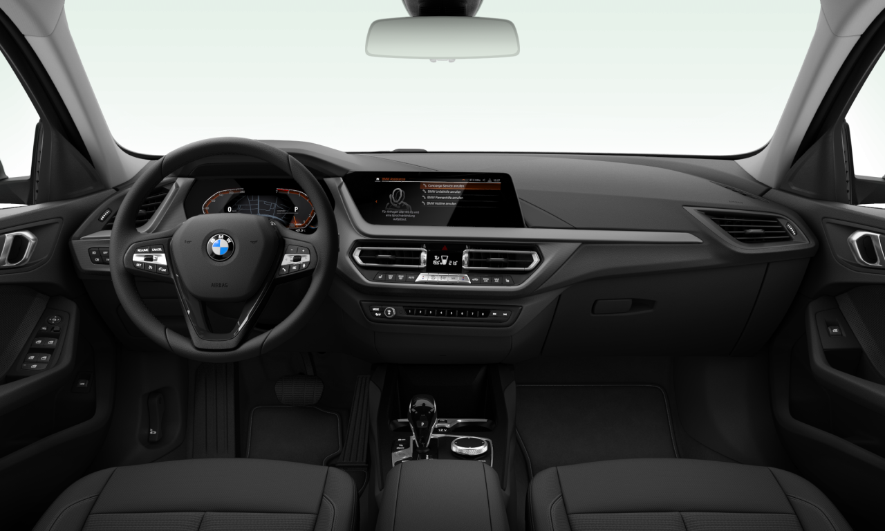 Interior of BMW 118i (F40), VIN WBA7K310407L25778