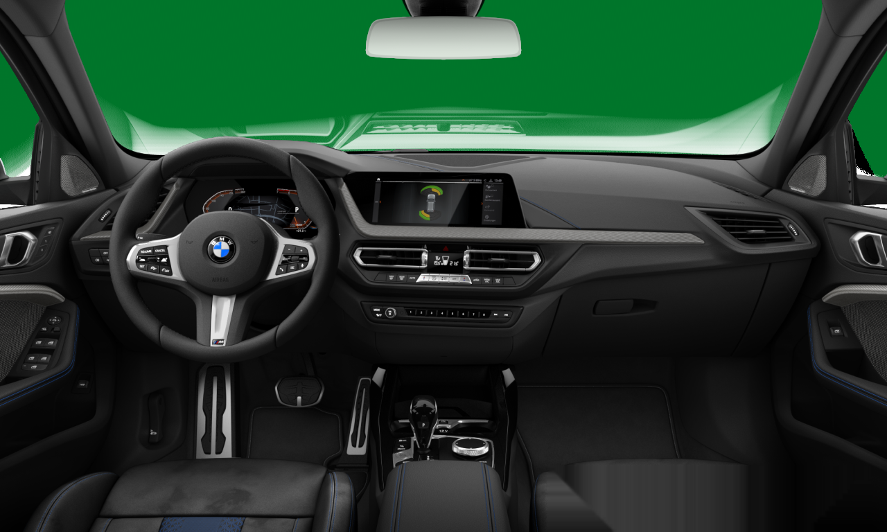 Interior of 2024 BMW 118i (F40), VIN WBA7K310507P00139