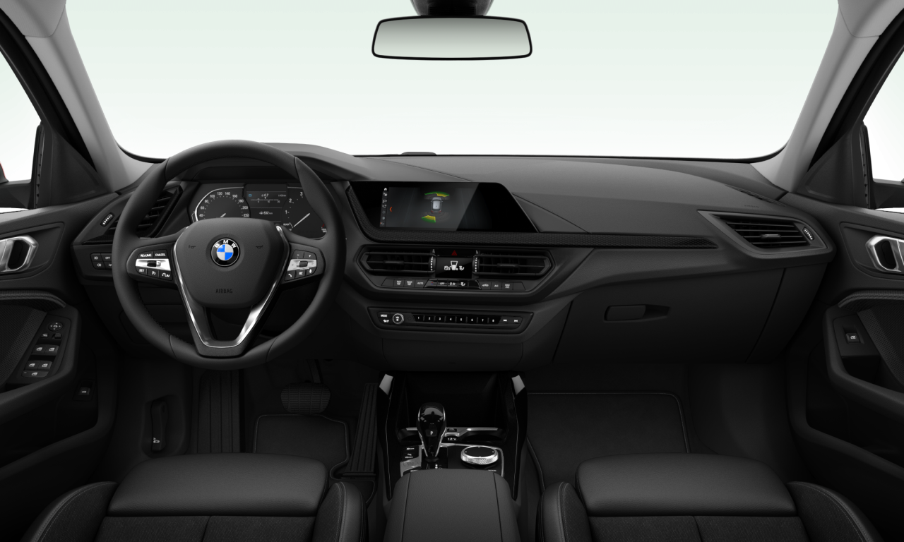 Interior of BMW 118i (F40), VIN WBA7K310607F49749