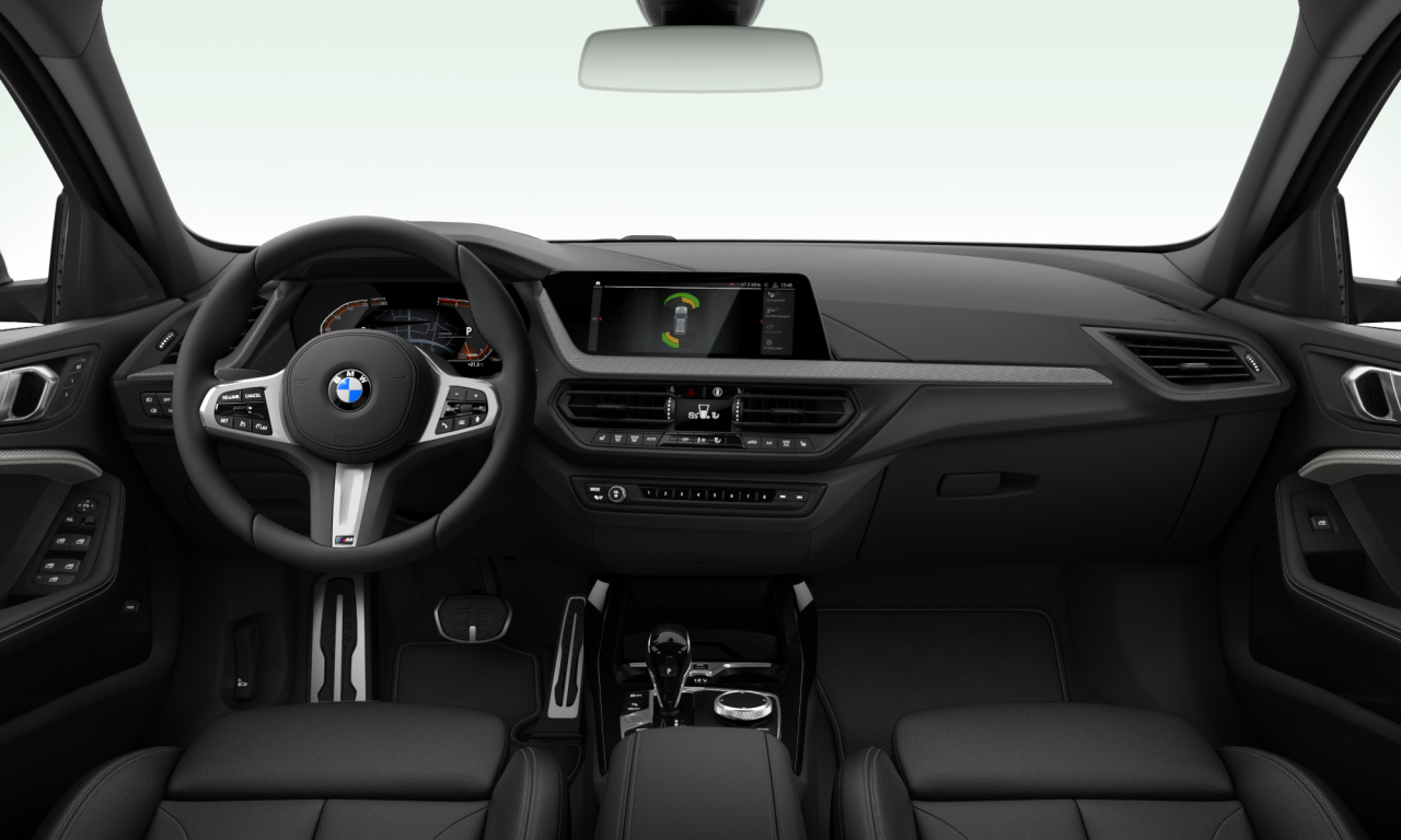 Interior of BMW 118i (F40), VIN WBA7K320707F85352