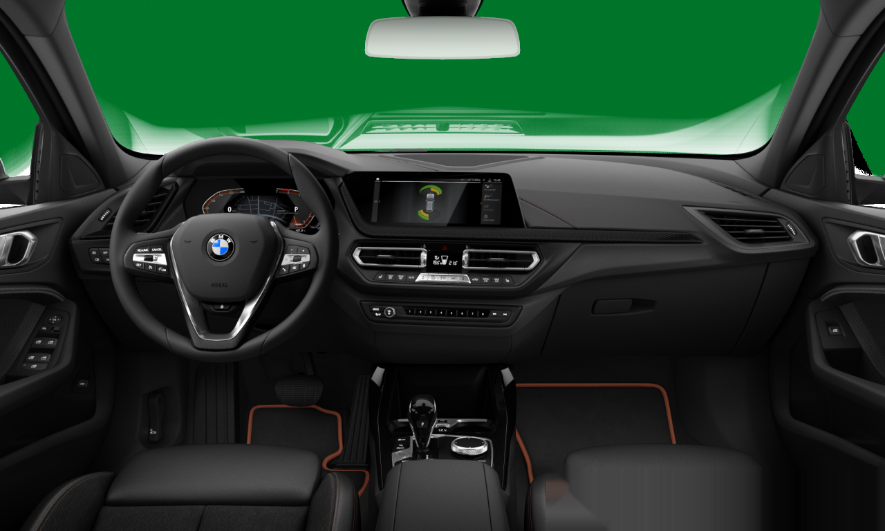 Interior of BMW 120i (F40), VIN WBA7K510307L56113