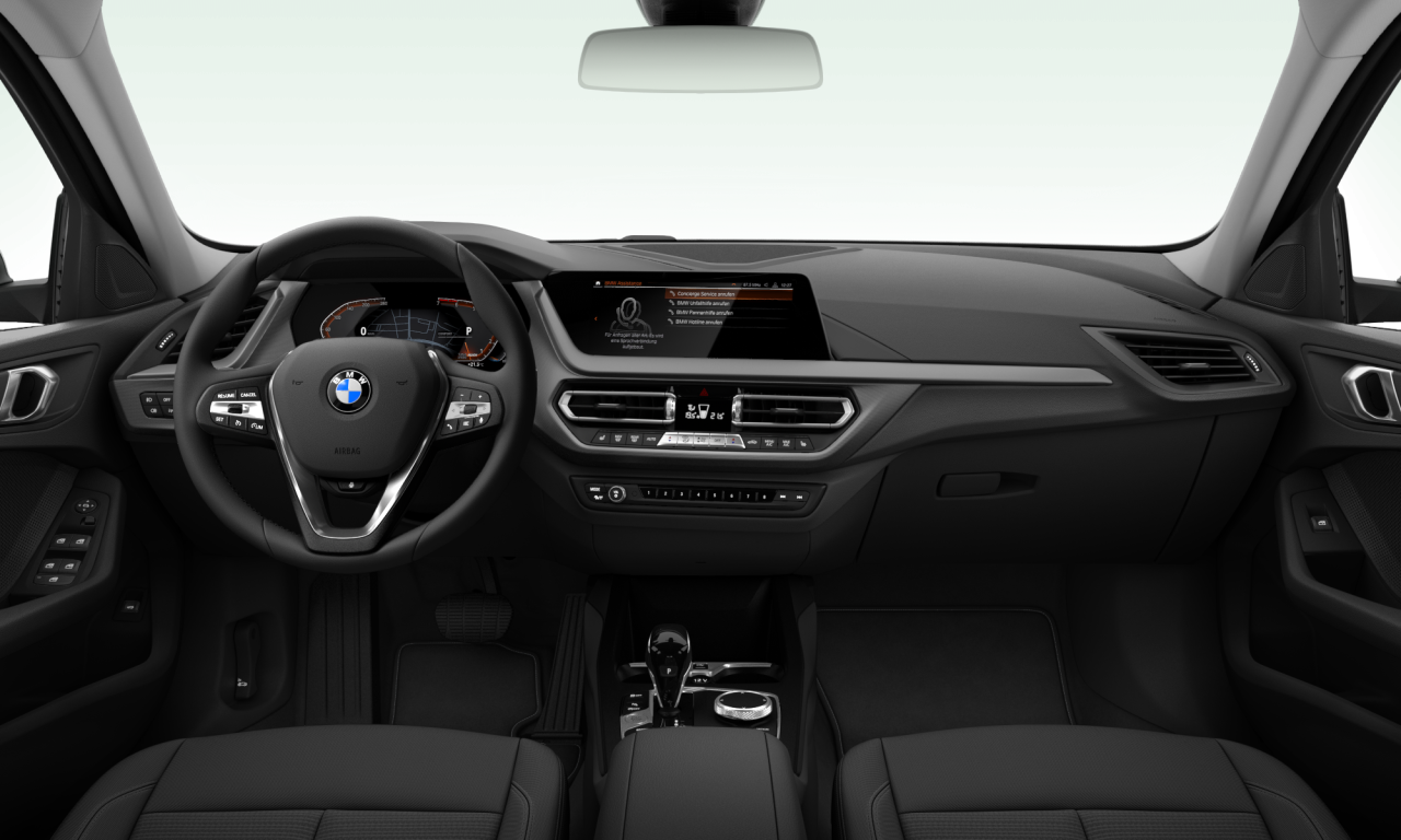 Interior of BMW 120i (F40), VIN WBA7K510707N07390