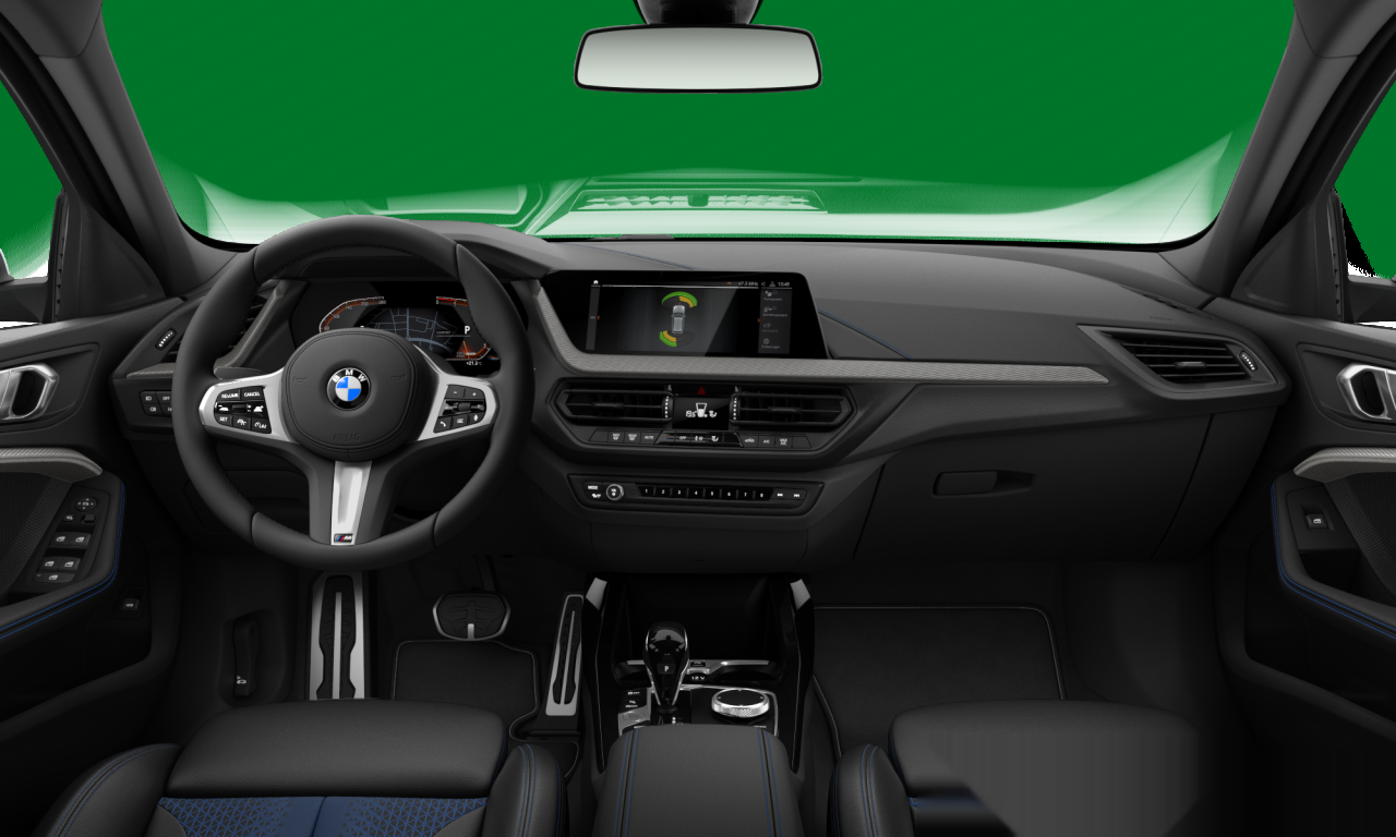 Interior of BMW 116d (F40), VIN WBA7M710505T63131