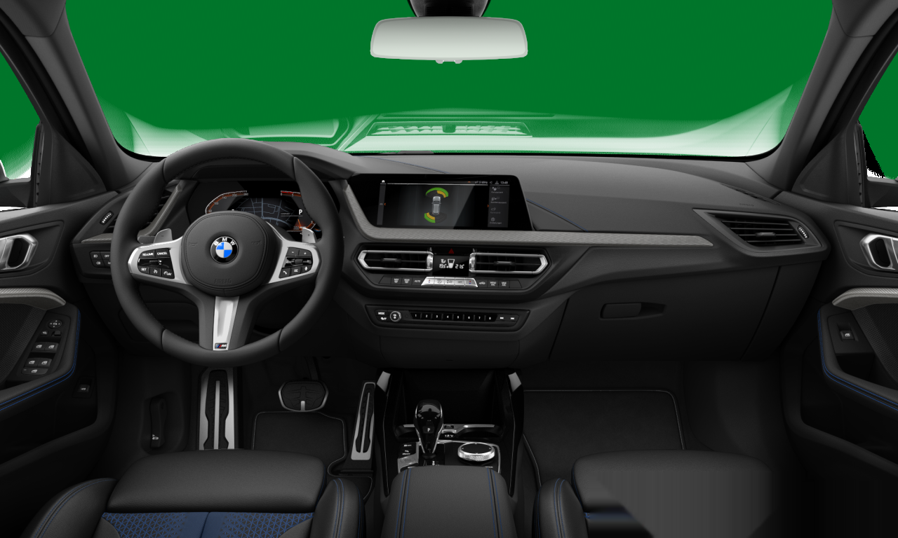 Interior of BMW 118d (F40), VIN WBA7M910X07H81848