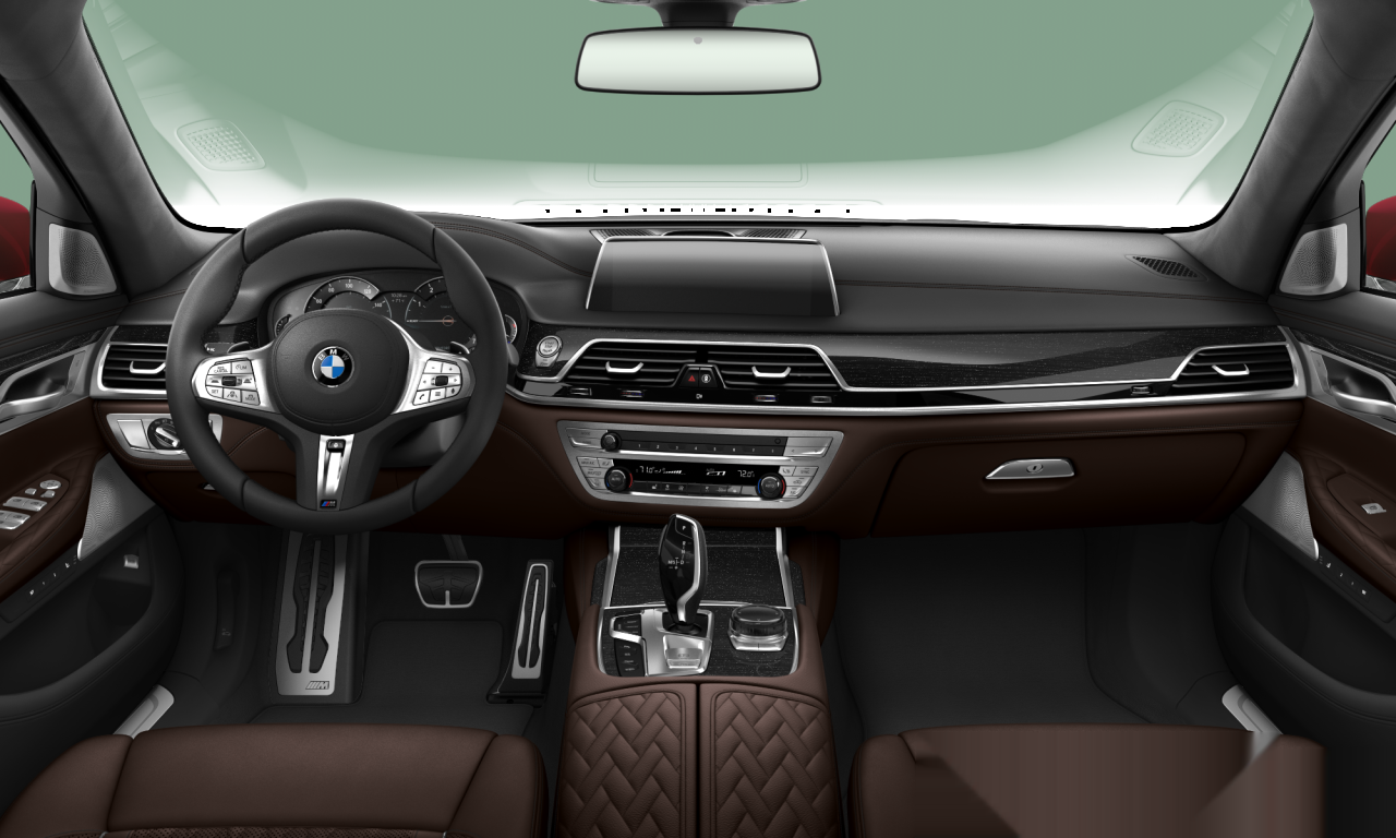 Interior of BMW 750Li xDrive (G12 (MUE)), VIN WBA7U2C00LGM27004