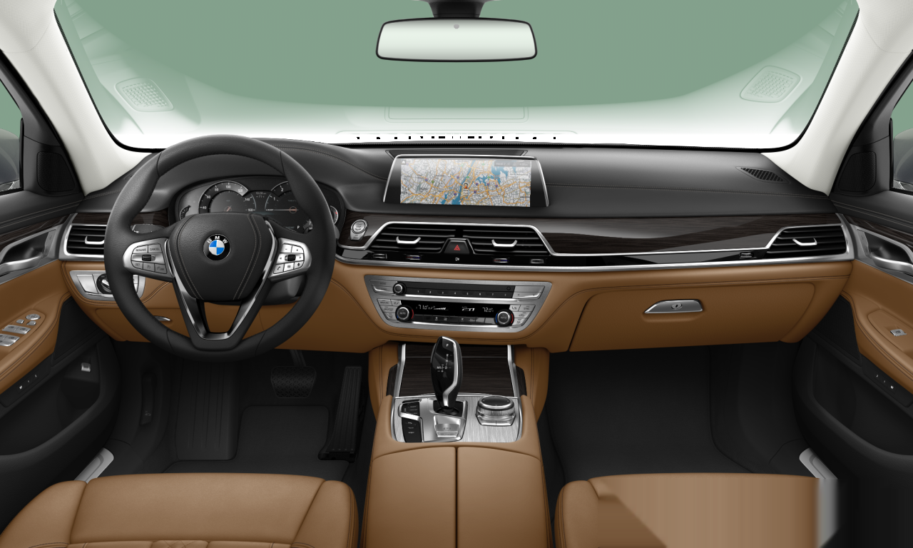 Interior of 2021 BMW 750Li xDrive (G12 (MUE)), VIN WBA7U2C04NCH50758