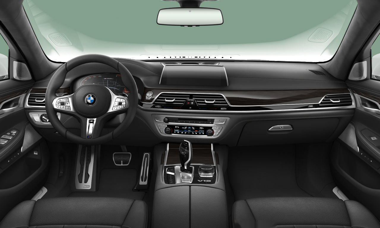 Interior of 2019 BMW M760Li xDrive (G12 (MUE)), VIN WBA7U6C09LBM63004