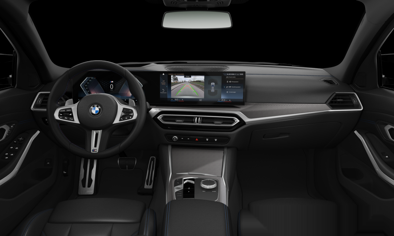 Interior of BMW M340i xDrive (G21 (MUE)), VIN WBA81FY000FR73025