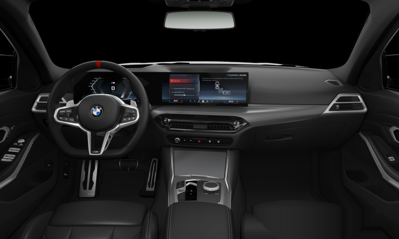 Interior of 2025 BMW M340i xDrive (G21 (MUE)), VIN WBA81FY010FV38501