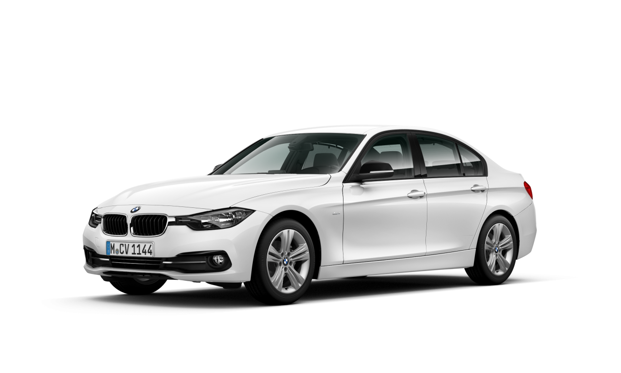 Exterior of BMW 320i (F30 (MUE)), VIN WBA8A11010K375708