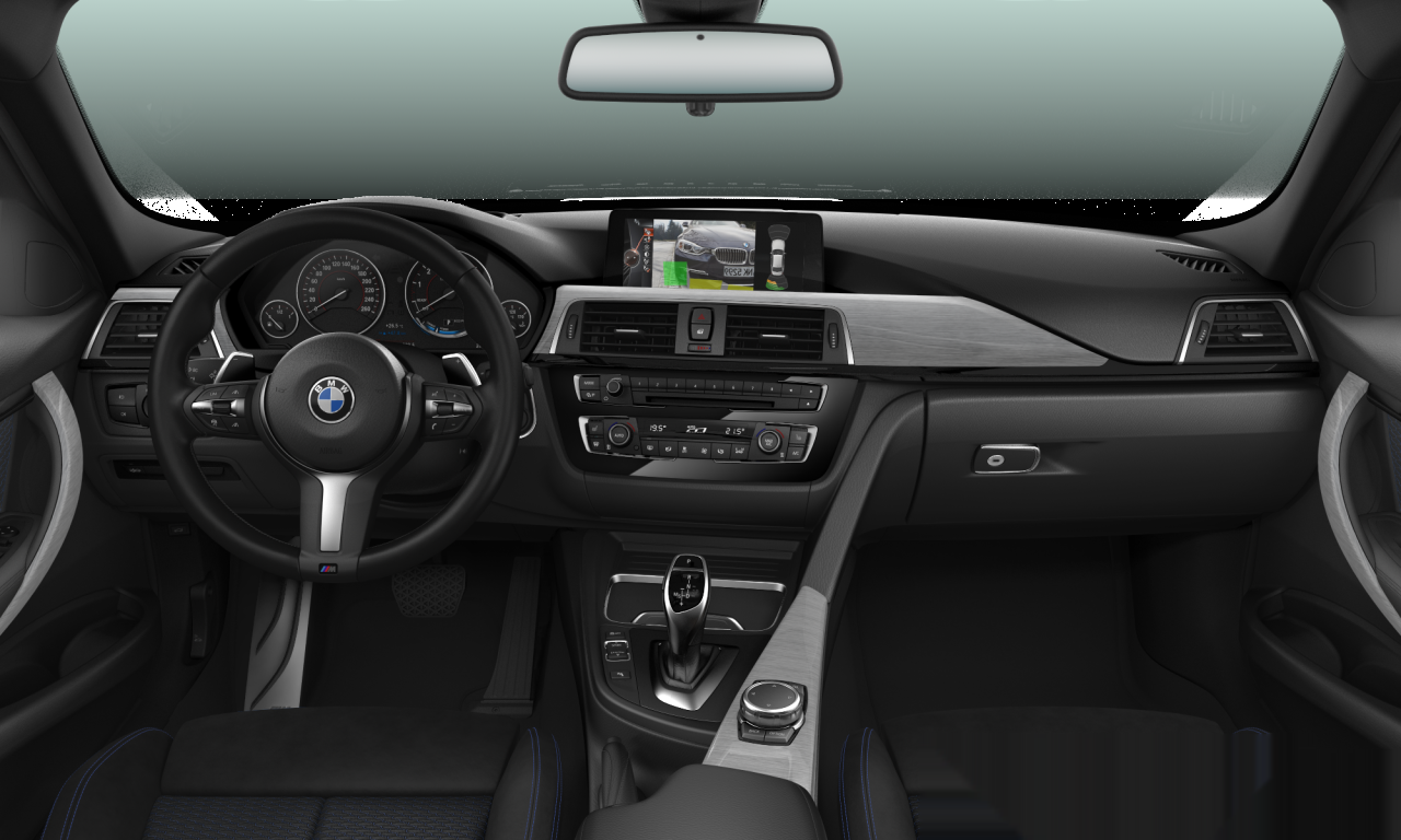 Interior of BMW 330i (F30 (MUE)), VIN WBA8A710X0K742995