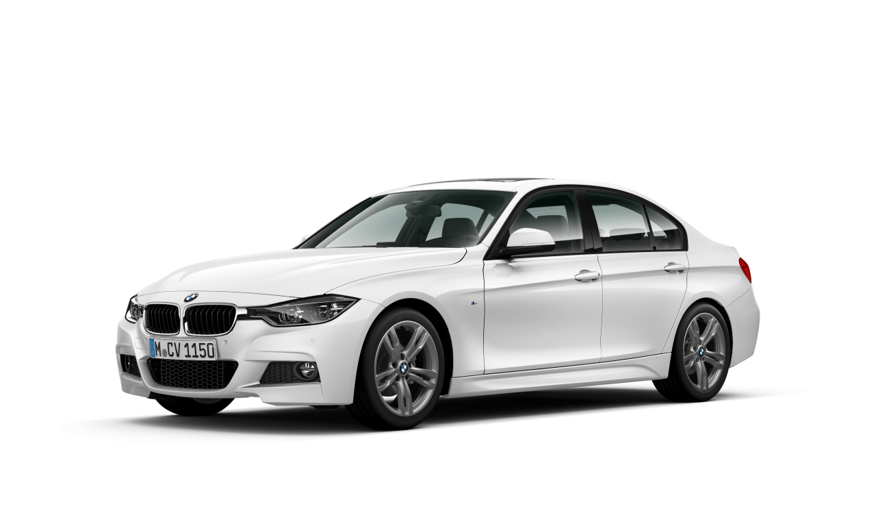 Exterior of BMW 320i (F30 (MUE)), VIN WBA8A9100GK760069