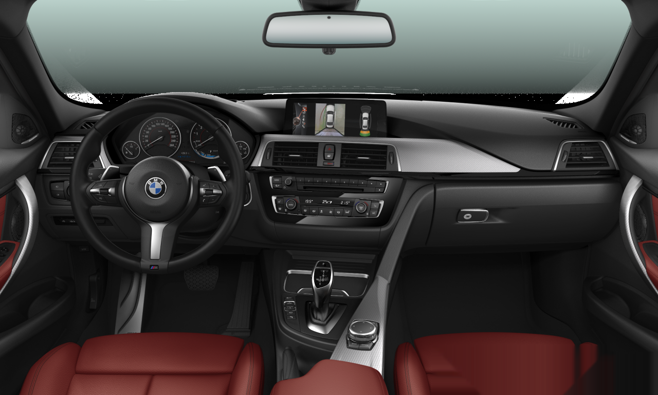 Interior of BMW 340i xDrive (F30 (MUE)), VIN WBA8B7C50GK368607