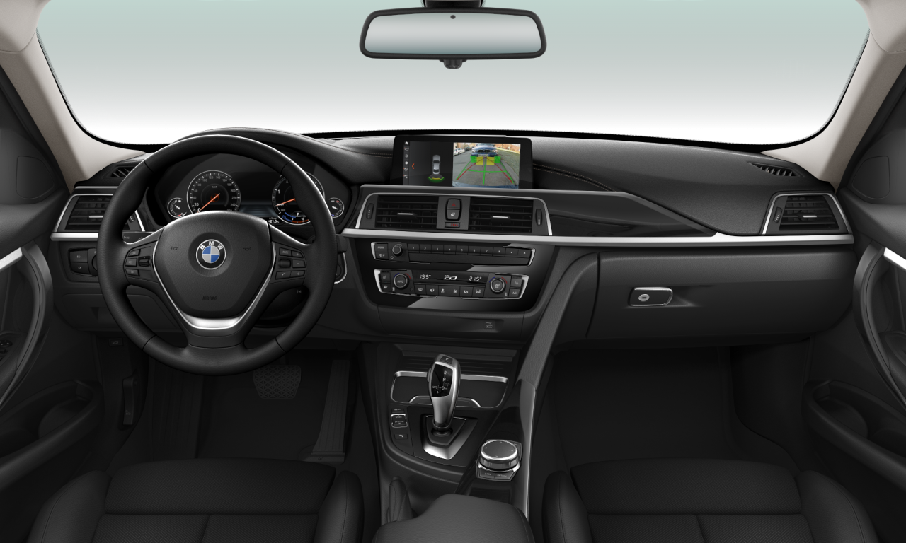Interior of BMW 320d (F30 (MUE)), VIN WBA8C5101JA075997