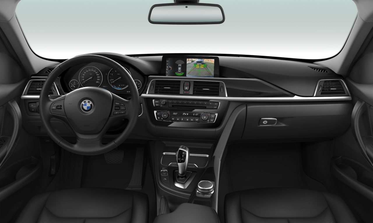 Interior of BMW 320d (F30 (MUE)), VIN WBA8C5102HA070527