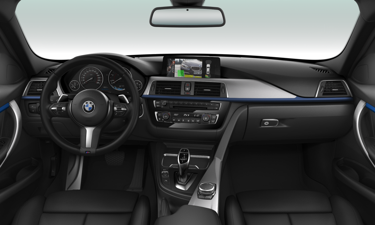 Interior of 2015 BMW 320d (F30 (MUE)), VIN WBA8C5103GK635831