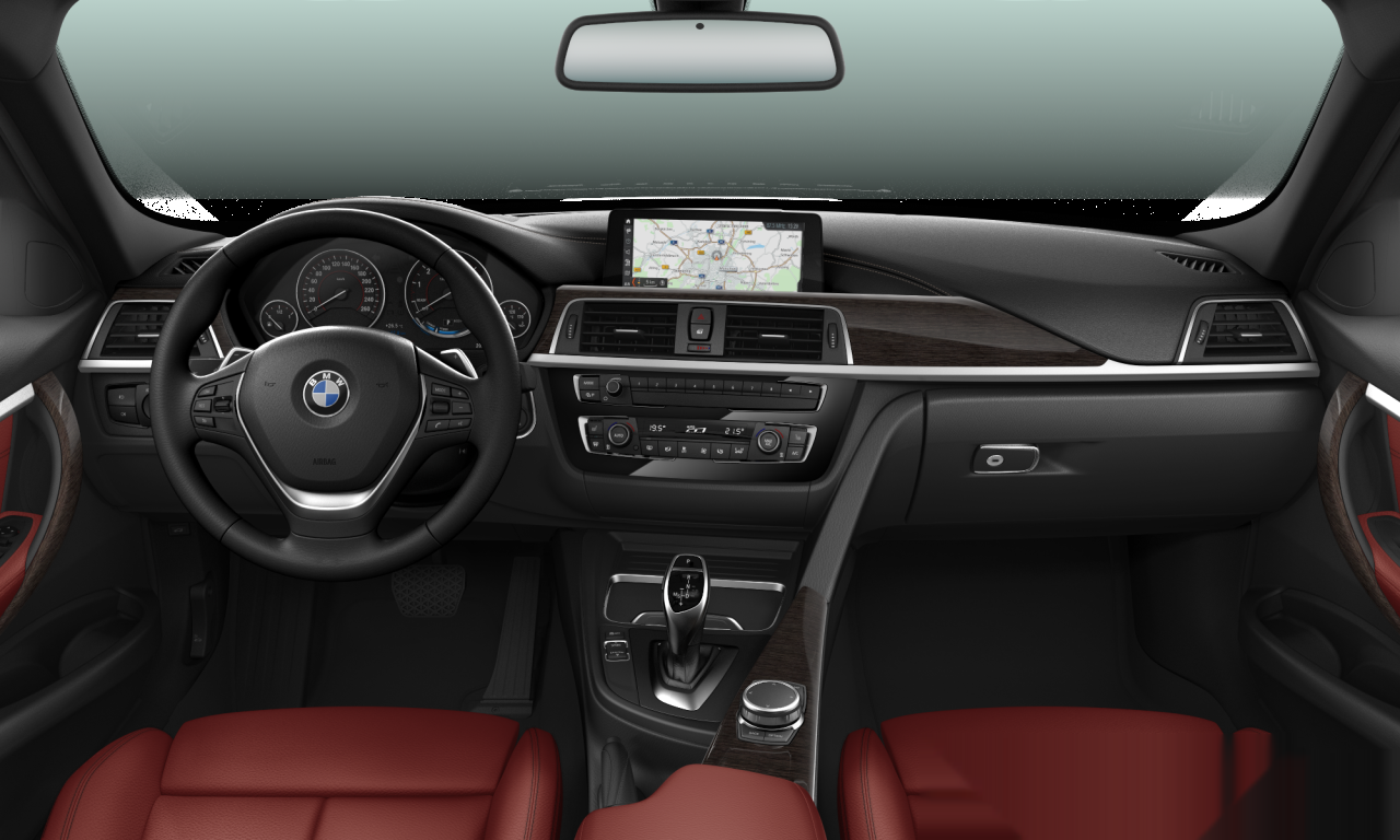 Interior of BMW 330i xDrive (F30 (MUE)), VIN WBA8D9C33HA012132