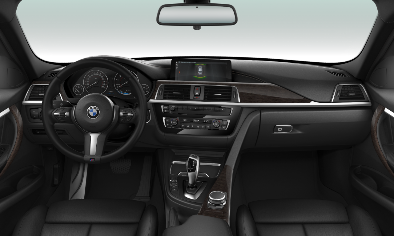 Interior of BMW 330i xDrive (F30 (MUE)), VIN WBA8D9C56JEM31835