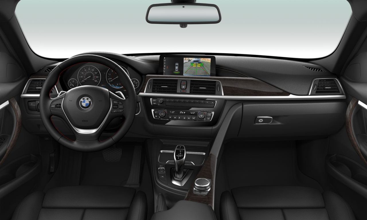 Interior of BMW 330i xDrive (F30 (MUE)), VIN WBA8D9C58HK678317