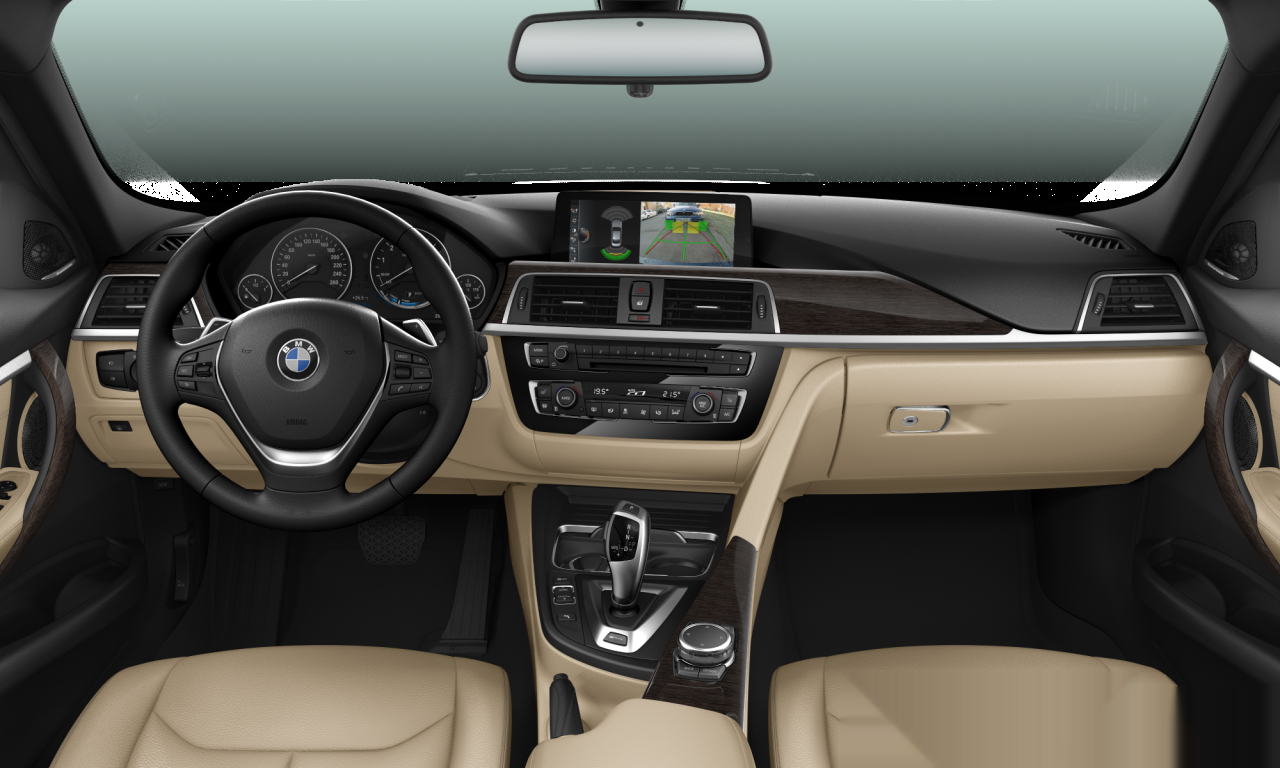 Interior of BMW 330e iPerformance (F30 (MUE)), VIN WBA8E110X0K417524