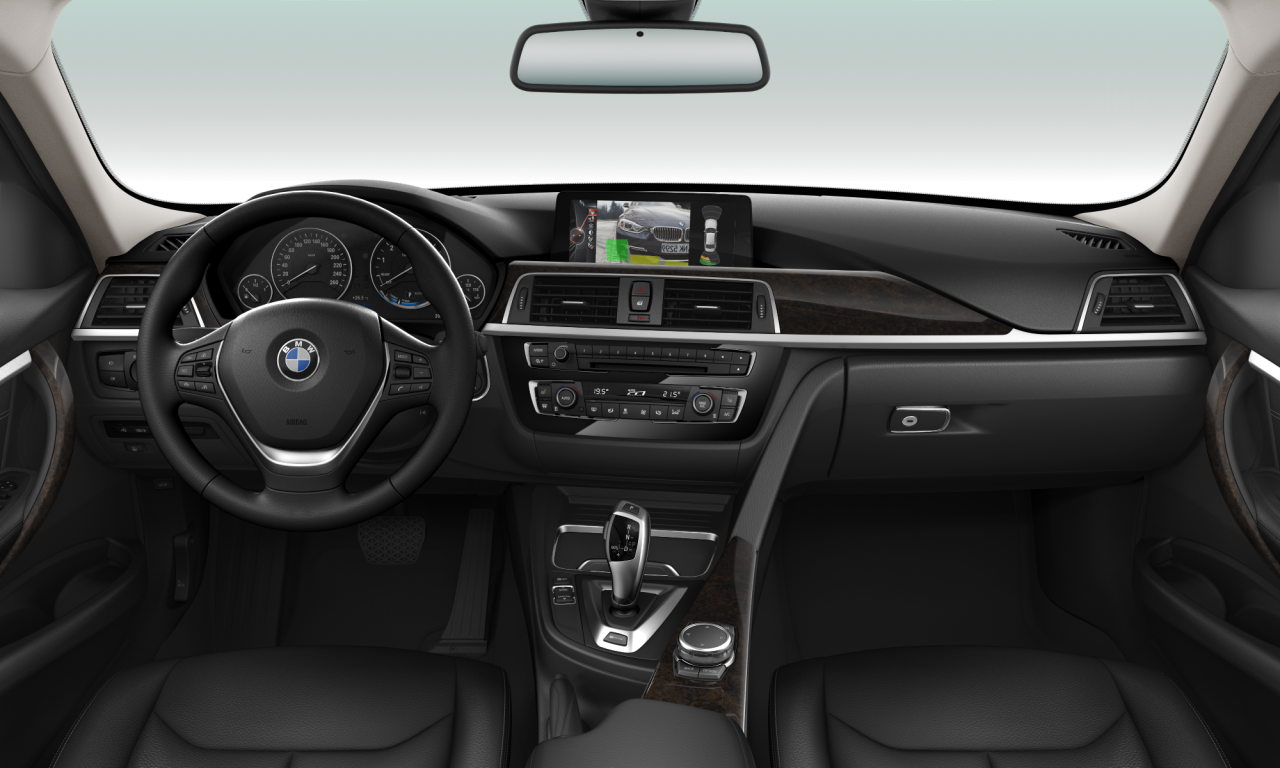 Interior of BMW 330e iPerformance (F30 (MUE)), VIN WBA8E12020K477988