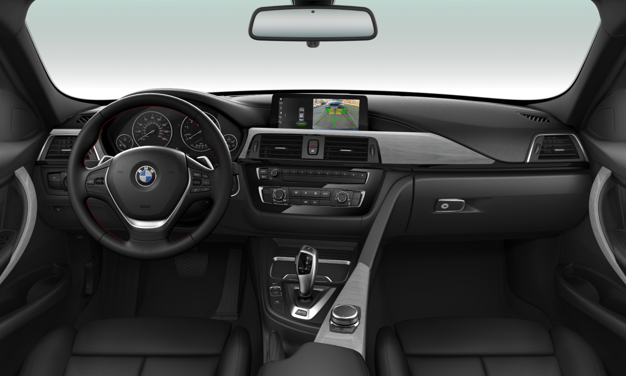 Interior of BMW 330e iPerformance (F30 (MUE)), VIN WBA8E1C56HK480060