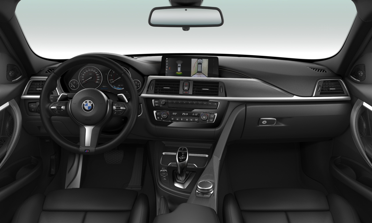 Interior of BMW 340i (F31 (MUE)), VIN WBA8H12080K444095