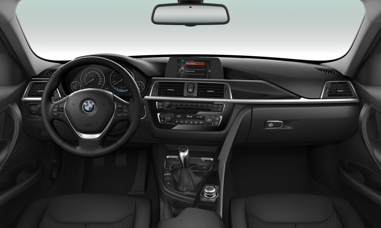 Interior of 2016 BMW 318d (F31 (MUE)), VIN WBA8H71040K834745