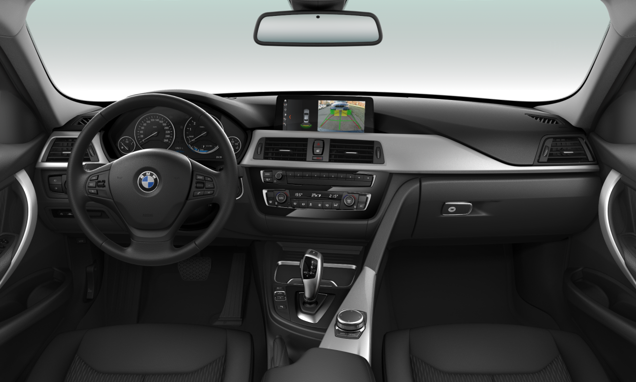 Interior of BMW 318i (F31 (MUE)), VIN WBA8K12080A827171