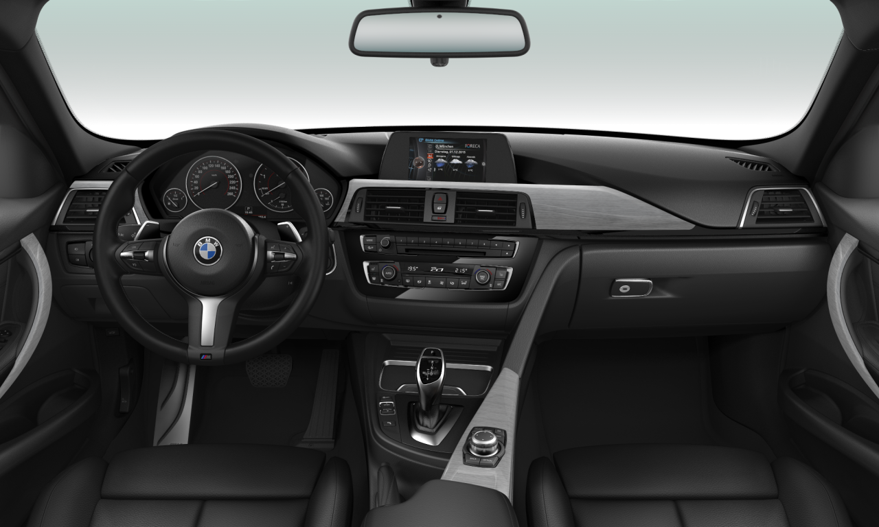 Interior of BMW 330d (F31 (MUE)), VIN WBA8K72050K580396