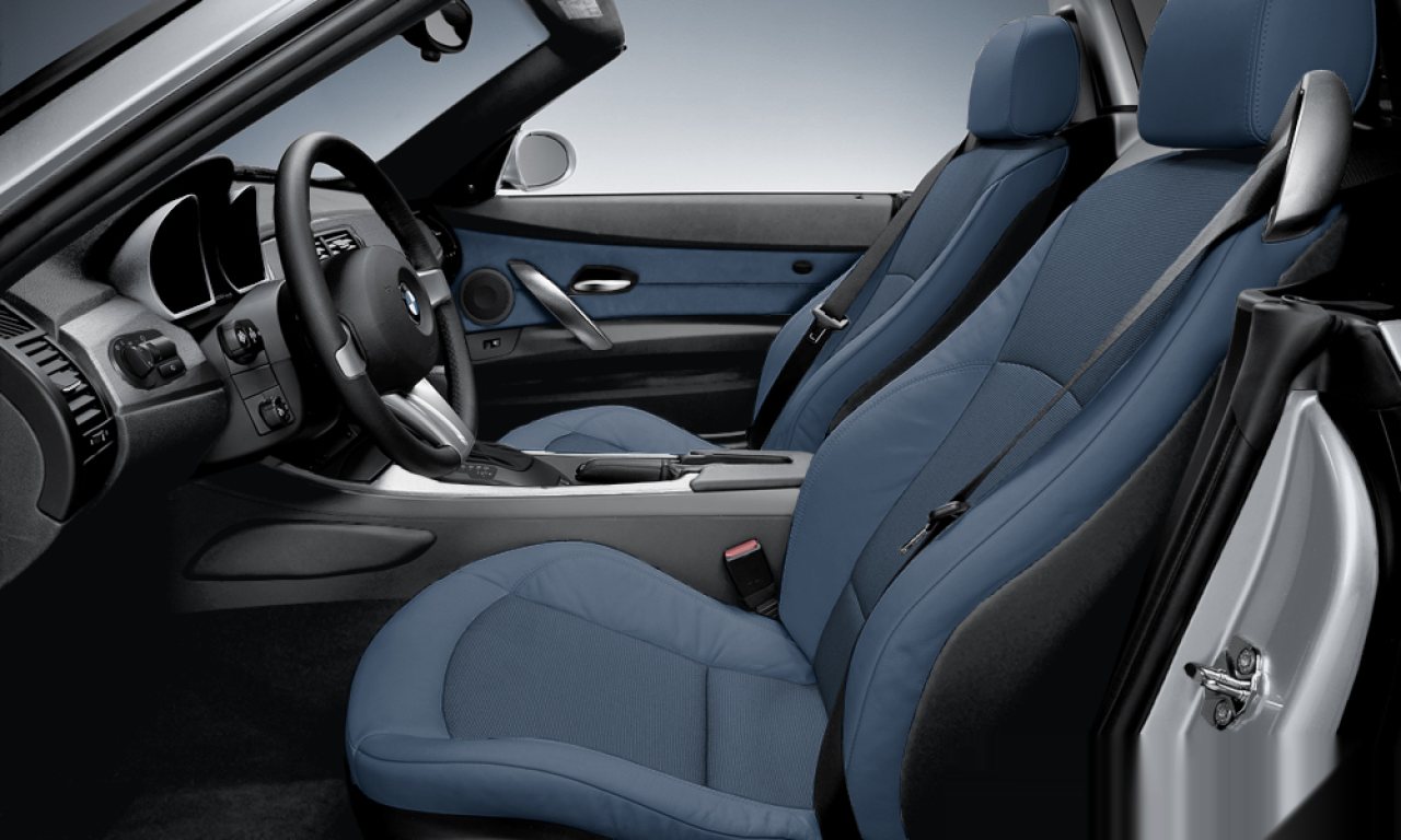 Interior of BMW Z4 2.5i (E85), VIN WBABT32070LR40032