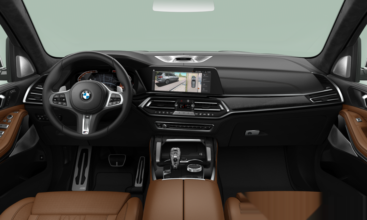 Interior of BMW X7 xDrive40i (G07), VIN WBACW2107M9H24274