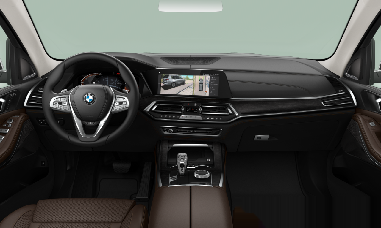 Interior of BMW X7 xDrive40i (G07), VIN WBACW2108N9L85958