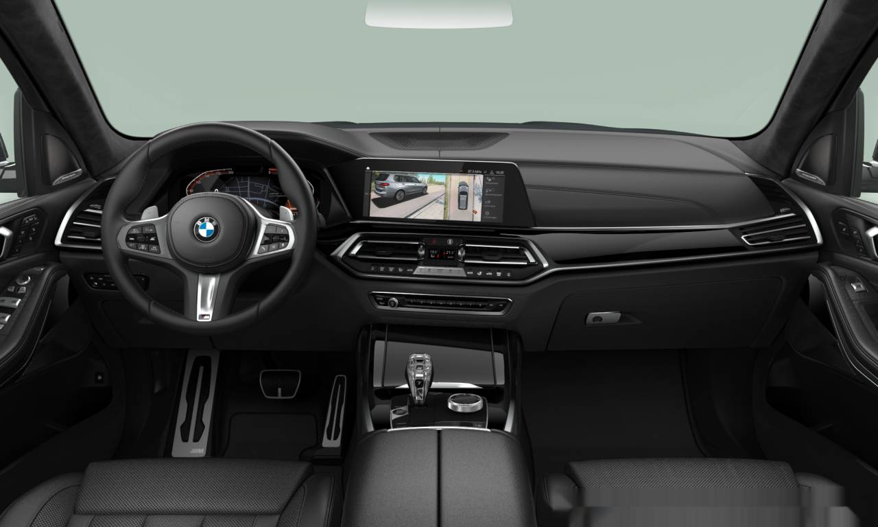 Interior of BMW X7 xDrive30d (G07), VIN WBACW820809L44997