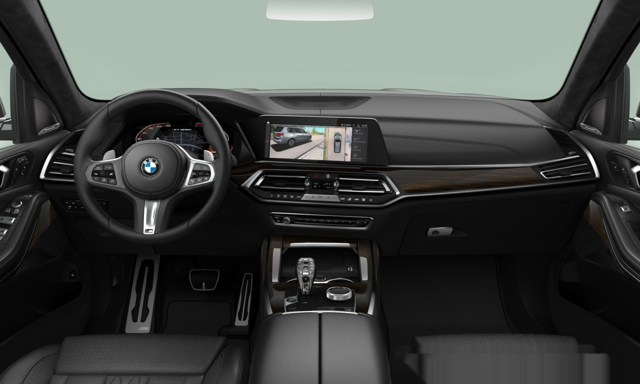 Interior of BMW X7 M50i (G07), VIN WBACX620X09C28088
