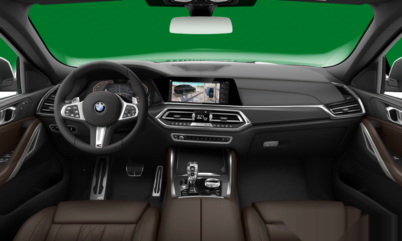 Interior of BMW X6 xDrive40i (G06), VIN WBACY620609P96235