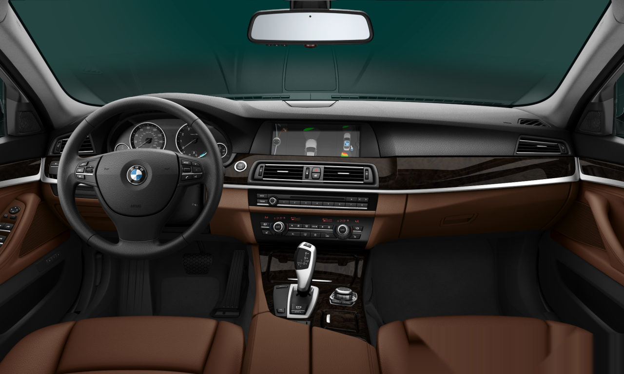 Interior of BMW 528i (F10), VIN WBAFR1C57BC741578