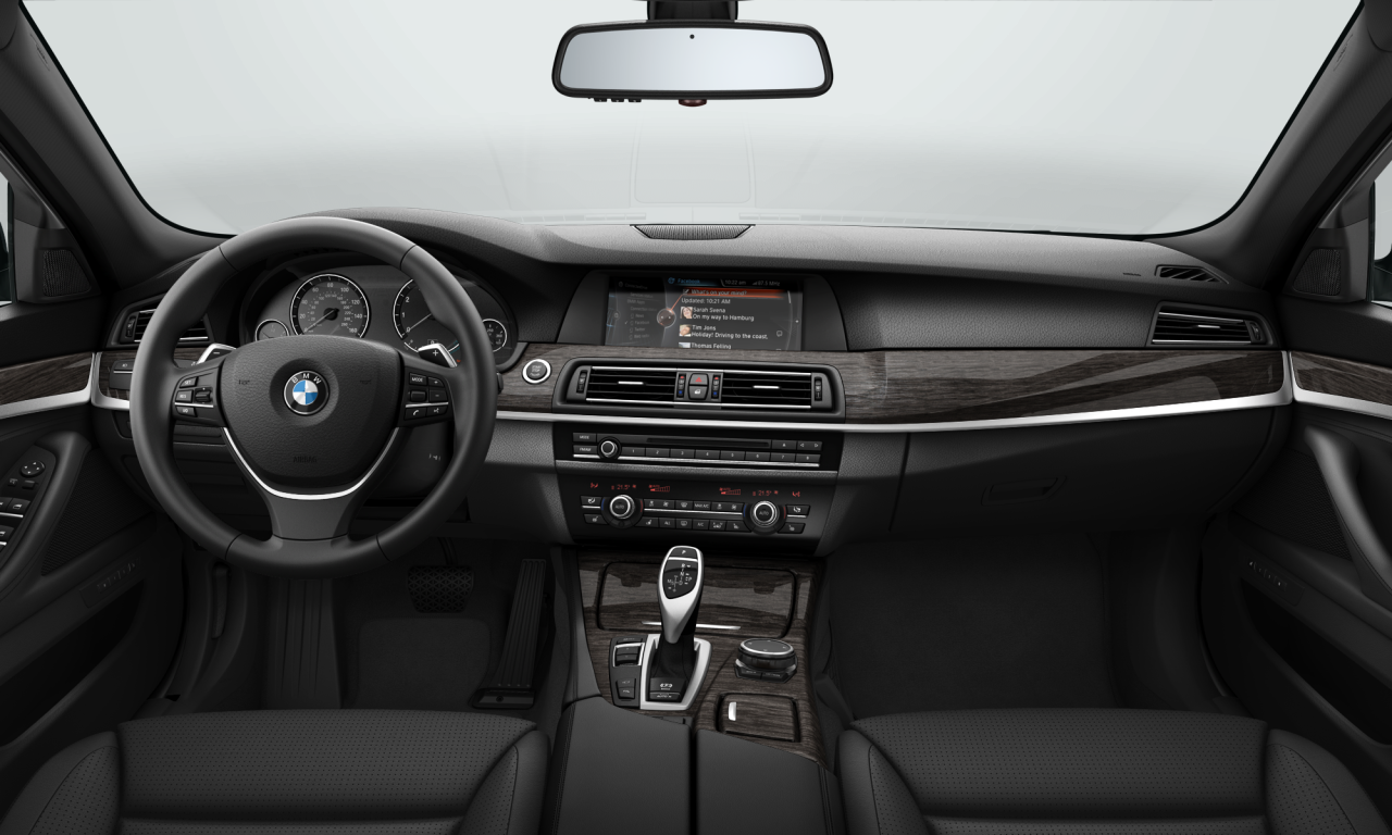 Interior of BMW 550i (F10), VIN WBAFR9C54BC758594