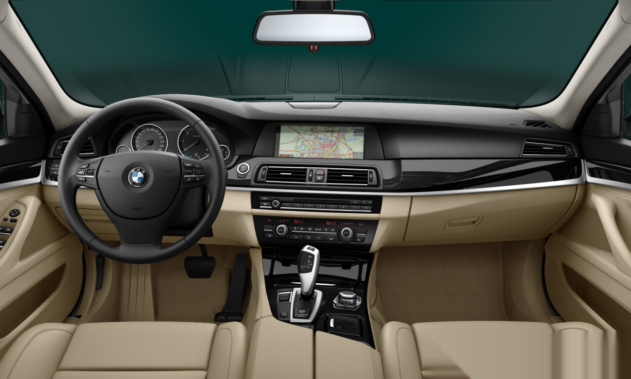 Interior of 2013 BMW 520d (F10), VIN WBAFW11000D263866