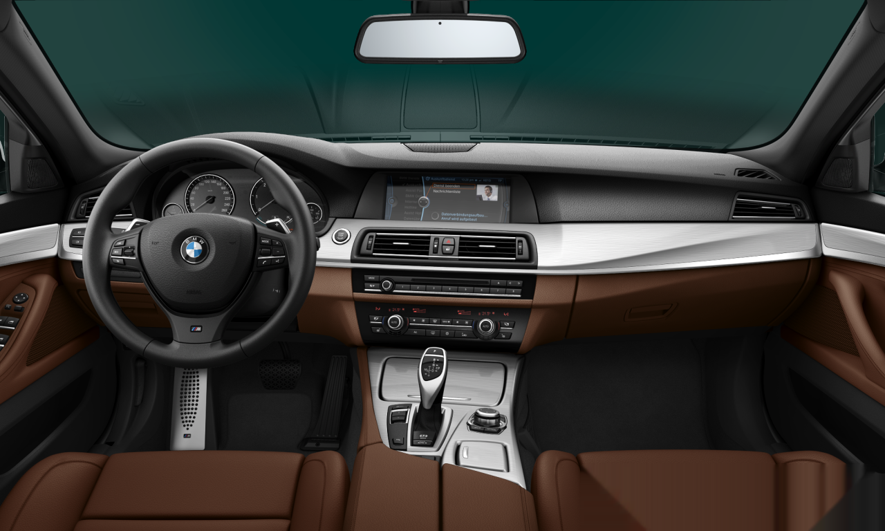Interior of BMW 525d (F10), VIN WBAFW310X0C562007