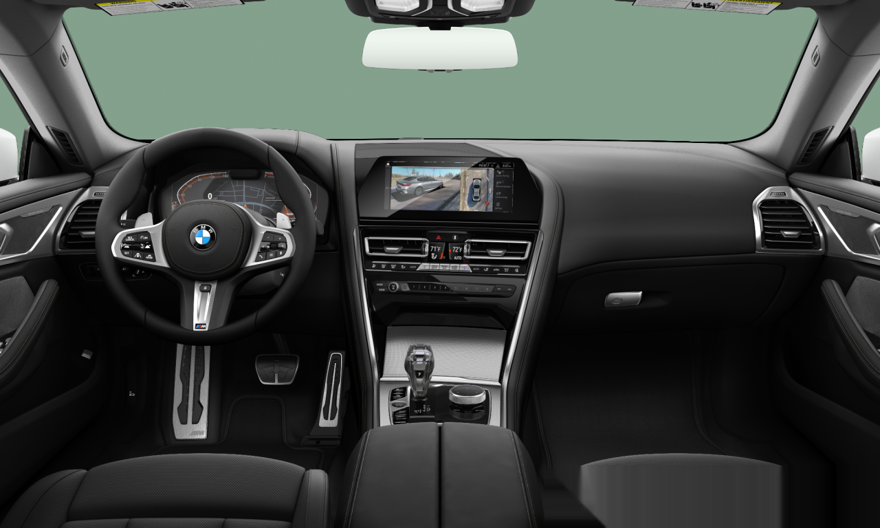 Interior of BMW 840i (G16), VIN WBAGV2C00LCD94125
