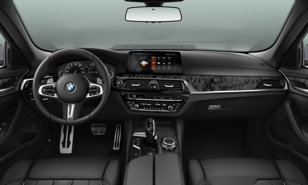 Interior of BMW 530i (G30), VIN WBAJA5C33HG897593