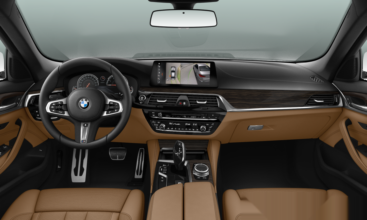 Interior of BMW 540i (G30), VIN WBAJB31020WC15455