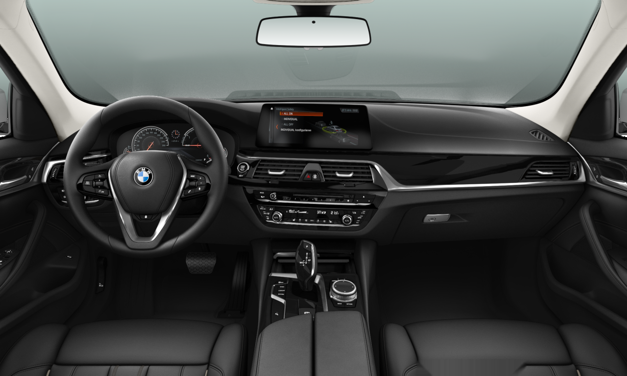 Interior of BMW 520d (G30), VIN WBAJC31030WA76028