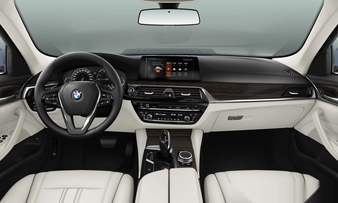 Interior of BMW 520d xDrive (G30), VIN WBAJC51090G851161