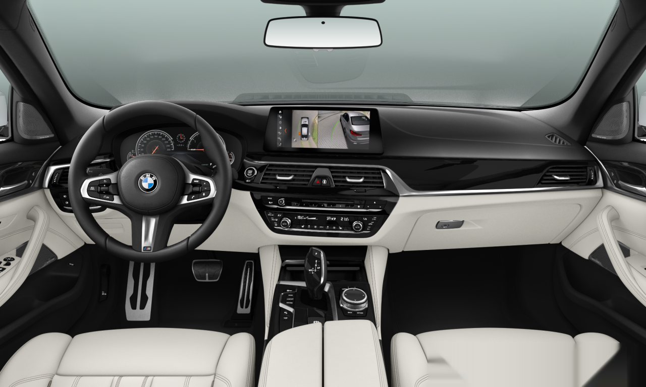 Interior of 2017 BMW 530d xDrive (G30), VIN WBAJD11090G880889
